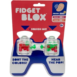 Goliath Fidget Blox Sound | Green & Red Poppers | Sensory Fidget Toys | from The Makers of Jelly Blox | Safe & Reliable | Ages 5+