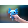 Animagic Let’s Glo Axolotl Blue | Squishy Water Toy Floats and Glows | Ages 4+